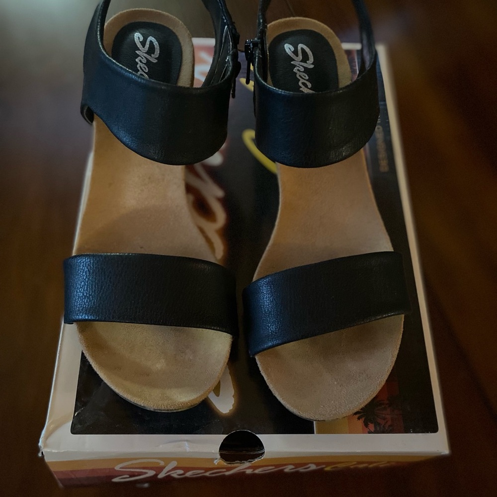Skechers Black Sandals